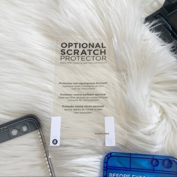 iPhone 6 Plus Nuud Lifeproof Phone Case White Gray New - Picture 8 of 13